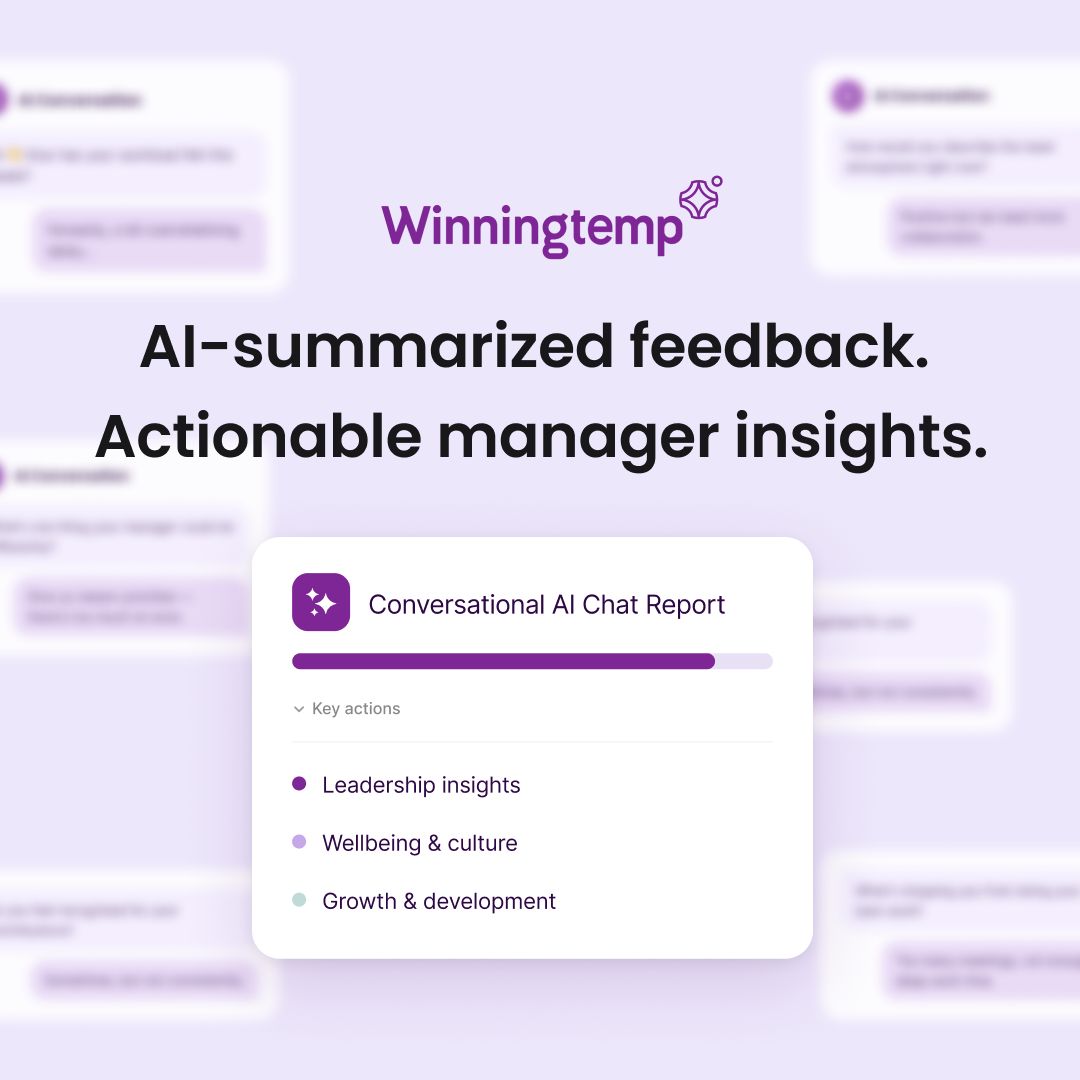 Turn employee feedback into manager action.