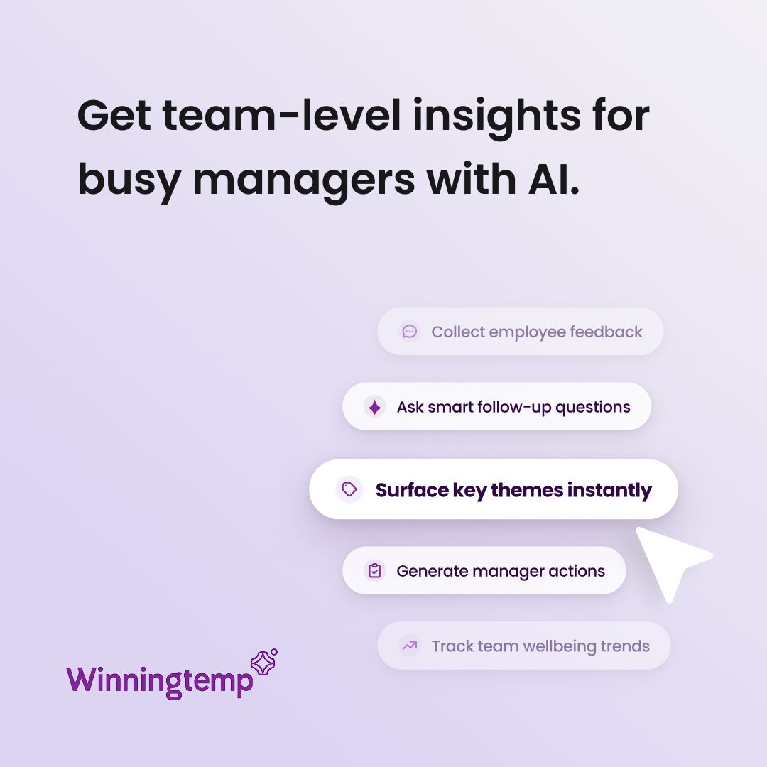 Turn employee feedback into manager action.