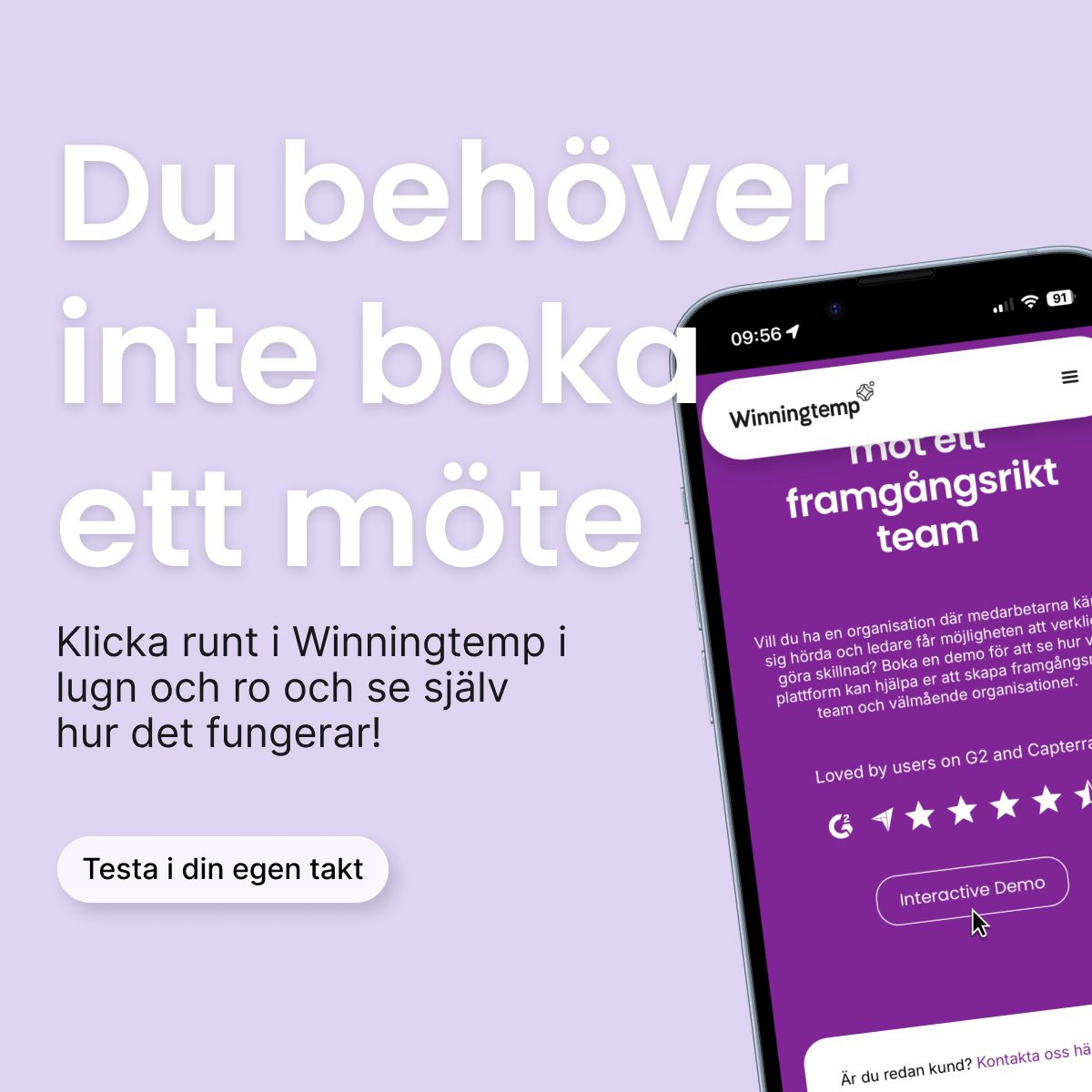 Testa Winningtemp med vår interaktiva demo nu 👉