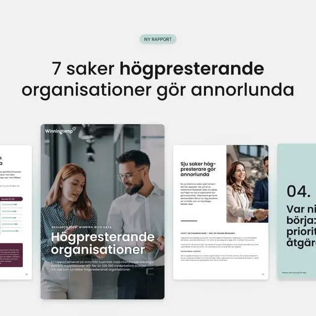 Ladda ner ny rapport om högpresterande organisationer 👉 