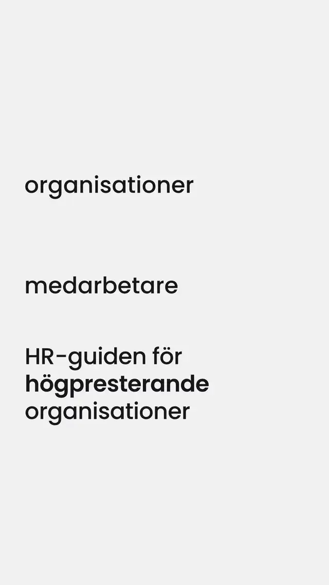 Ladda ner ny rapport om högpresterande organisationer 👉 