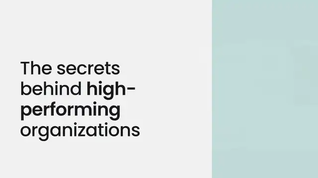 Download new report about high performing organizations 👉 