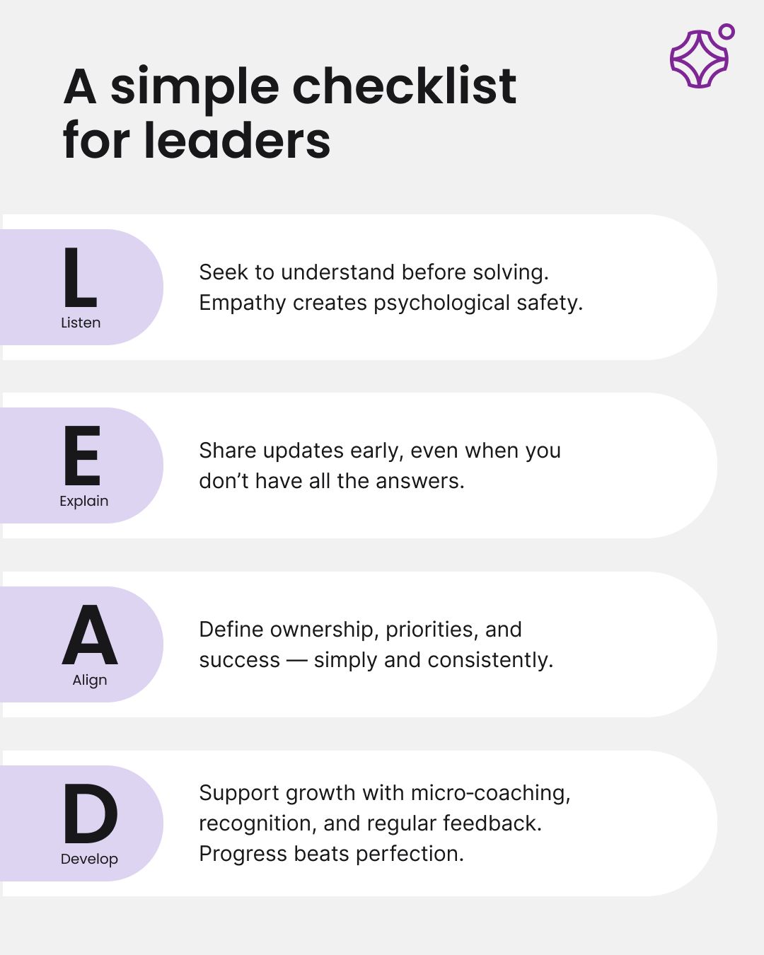 Great leadership isn’t about having everything figured out.
