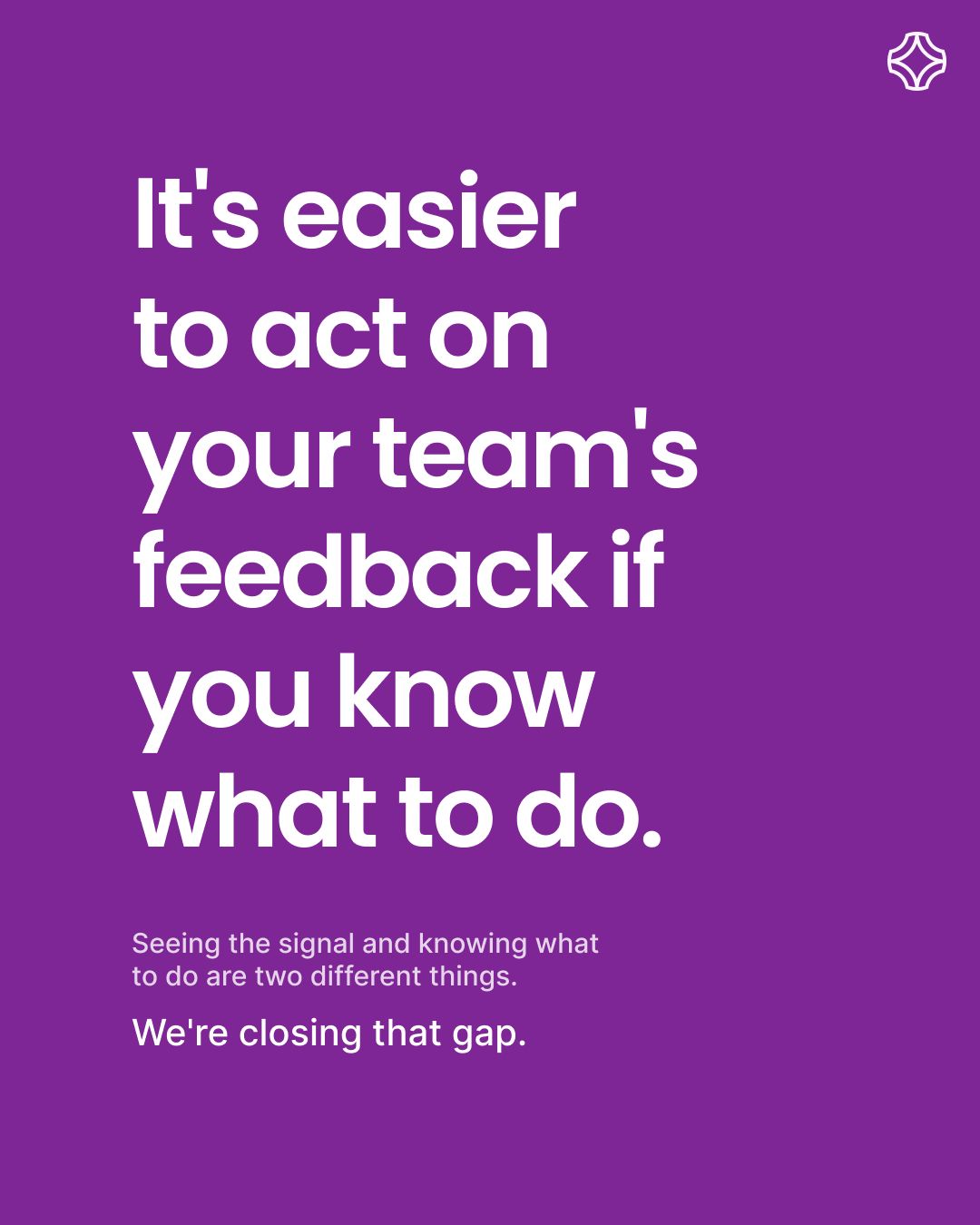 Your latest employee survey results just came in.

The numbe
