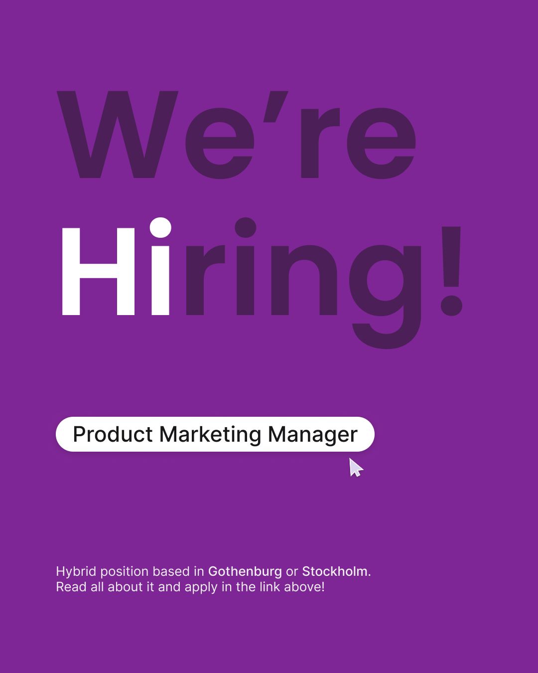 3 reasons YOU should apply to become our next Product Market